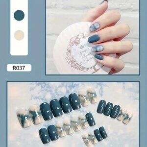 24pcs Medium-Long Press-On Nails